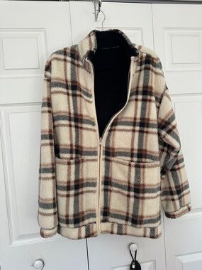 Hollister Reversible Teddy Jacket